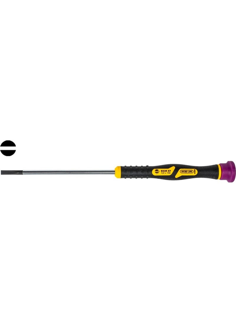 NAREX 833557 Electronics Type Terminal Flat Head Screwdriver 4X100 mm  - Image 1