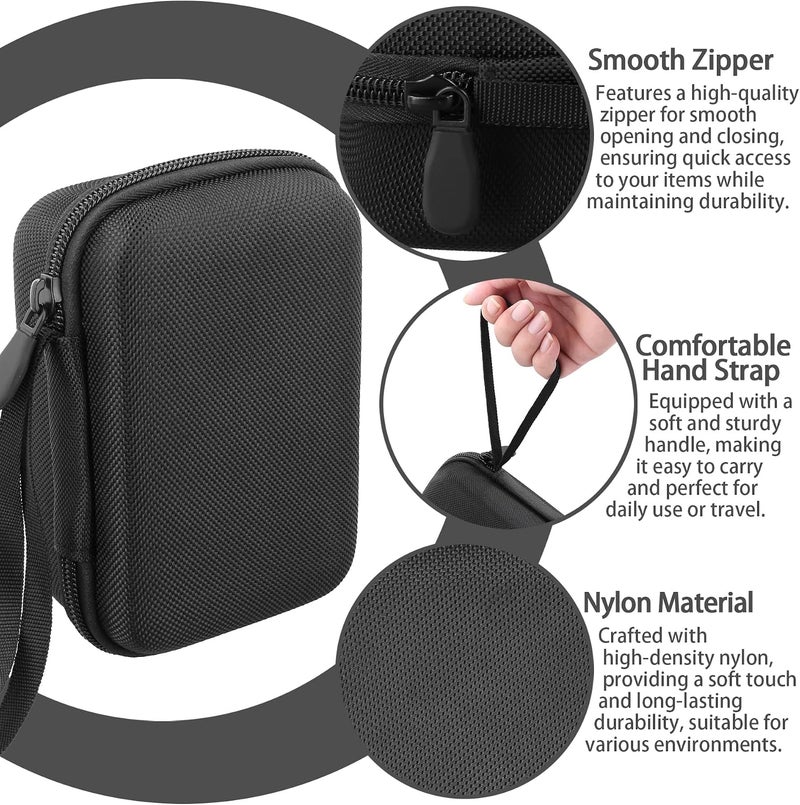 co2CREA Hard Storage Carry Travel Case for Zoom PodTrak P2 Podcast Recorder - Image 4