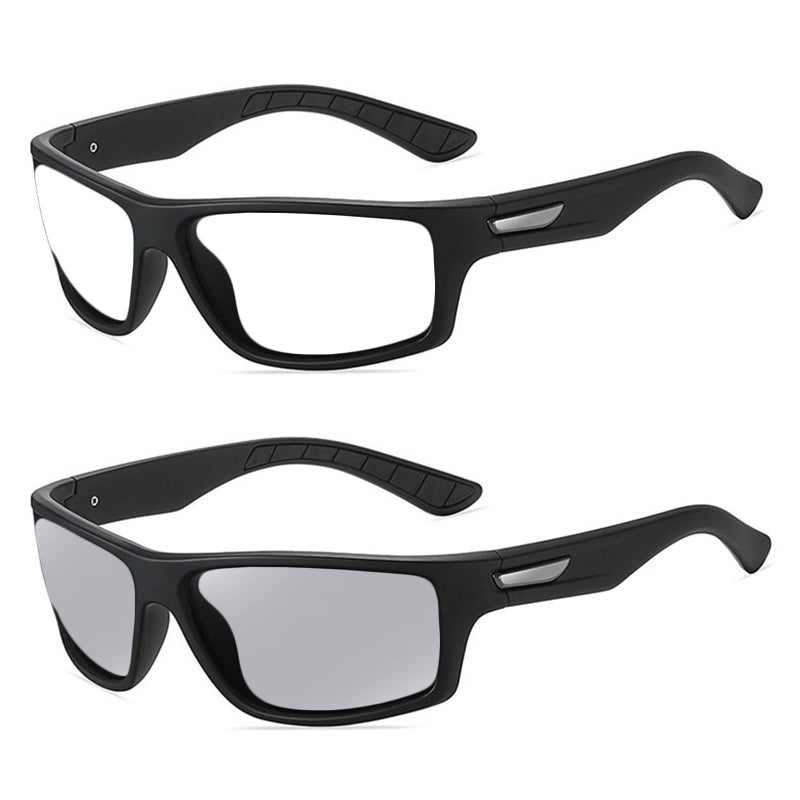 willochra Wraparound full lens Safety Glasses with Readers photochromic Sport Magnifying Safety Reading Goggles for Men Women (black, 1.25, multiplier_x) - Image 1