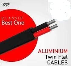 Litost Litost Aluminium Service Cable Wire UnArmoured 6 Sq Mm 2 Core With Isi Mark Length 25Yards 75 Feet  - Image 2
