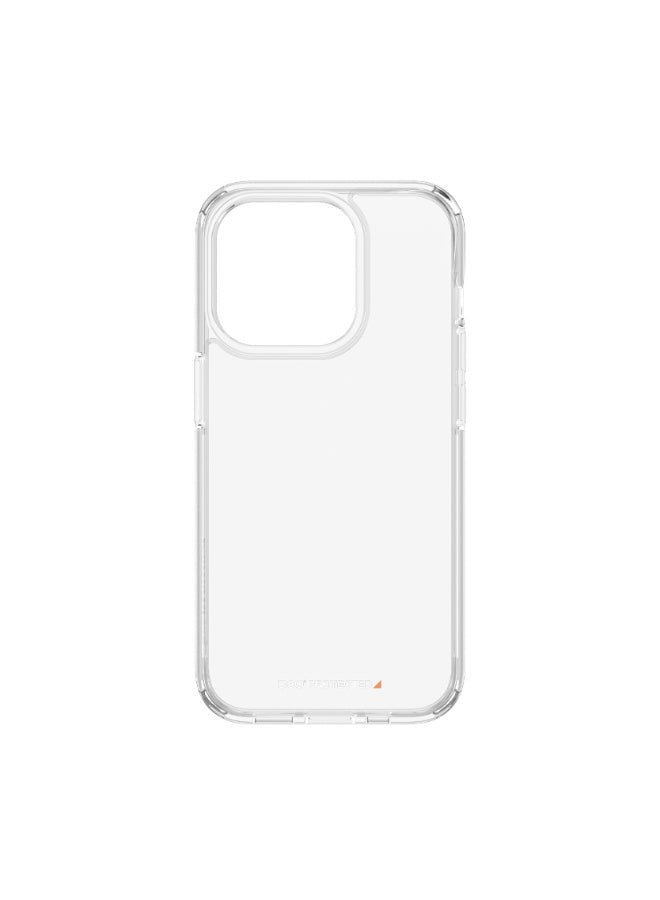 PanzerGlass حافظة صلبة قائمة على البيو مع D3O® لآيفون 15 برو 2023 6.1" | حماية قصوى من السقوط/الصدمات - شفافة - Image 1