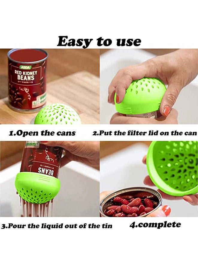 Can Strainer Mini Colander Space Saving Small Colanders - Image 3