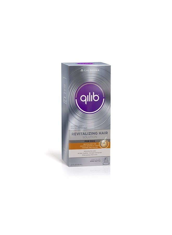 qilib حل revitalizing للشعر، للرجال، رائحة منعشة، 2.7 أونصة سائلة - Image 1