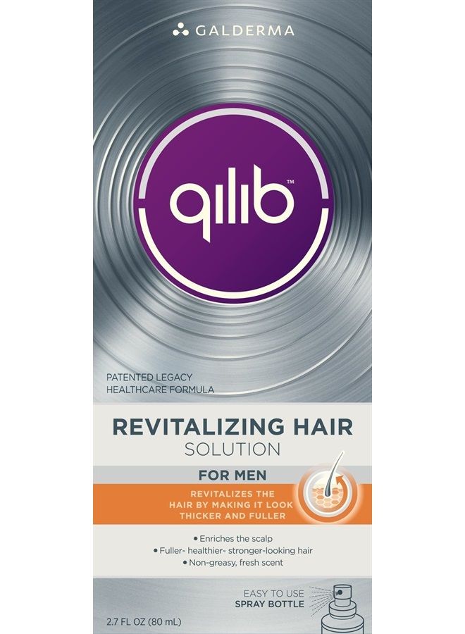 qilib حل revitalizing للشعر، للرجال، رائحة منعشة، 2.7 أونصة سائلة - Image 2