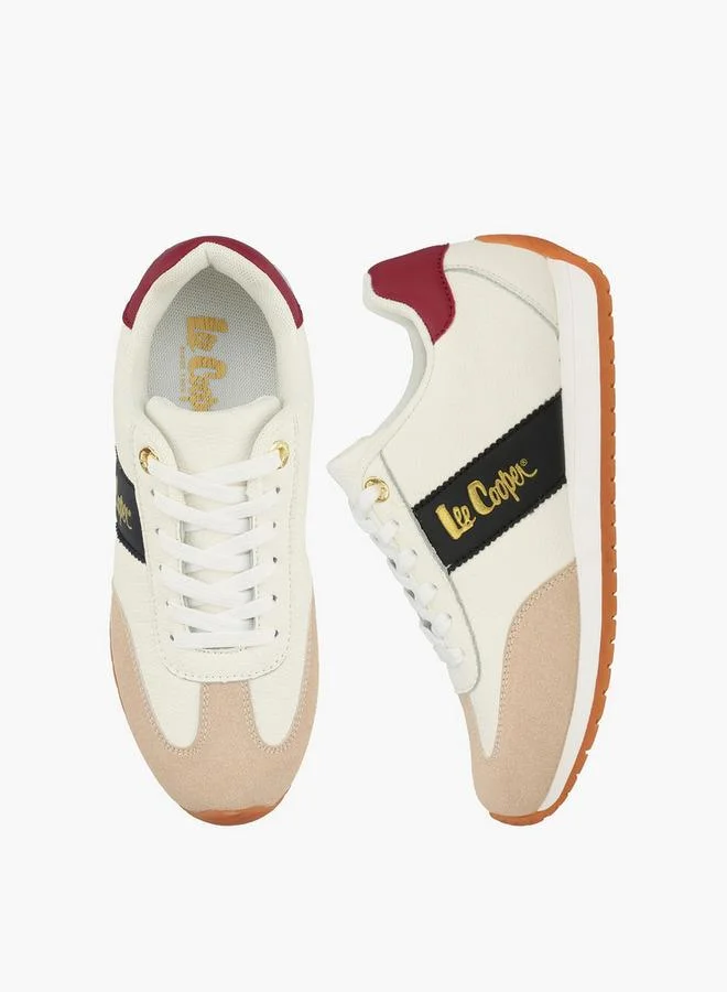 Women Panelled Lace-Up Ankle Sneakers