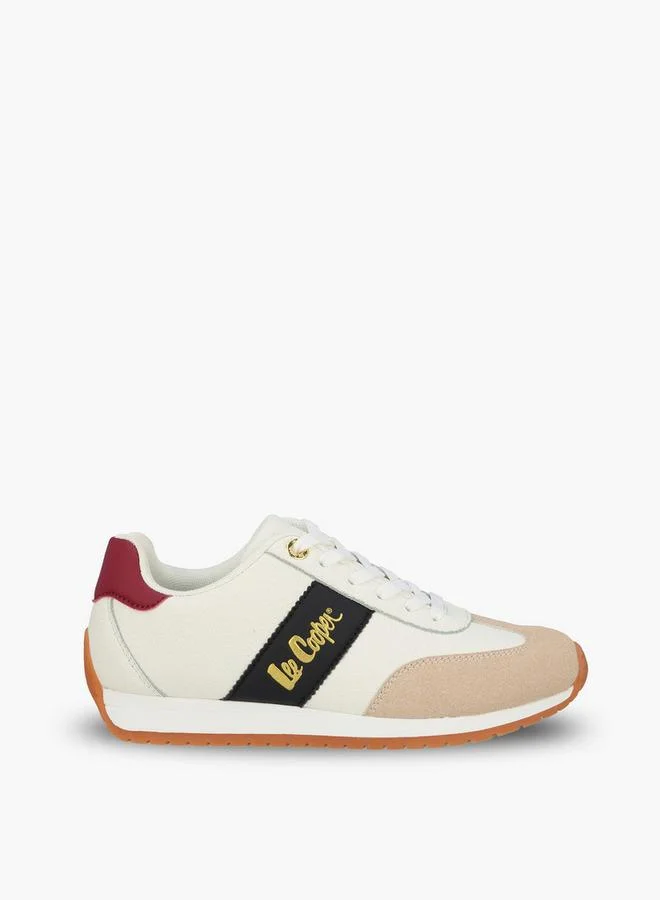 Lee Cooper WHITE Women Panelled Lace-Up Ankle Sneakers for Women | Best Price UAE