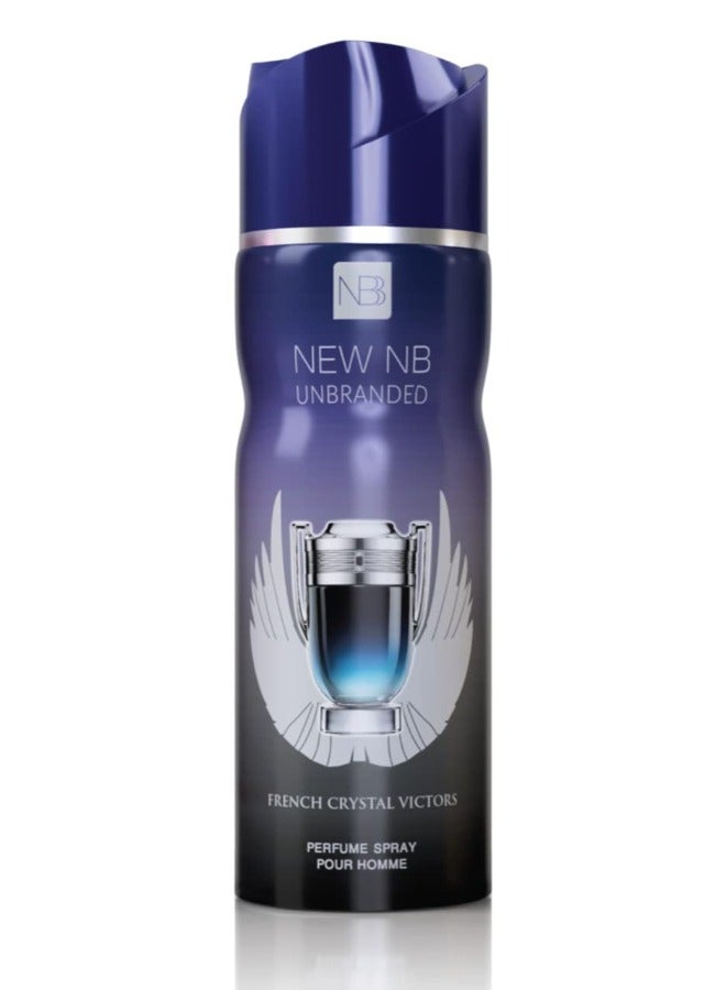NEW NB Unbranded French Crystal Victors Deodorant Spray for Men - 200ml - Image 1