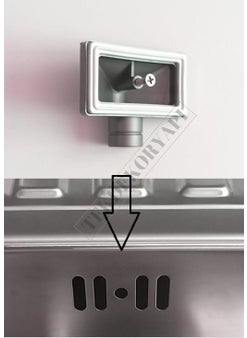 Sink Square Overflow Spare Parts