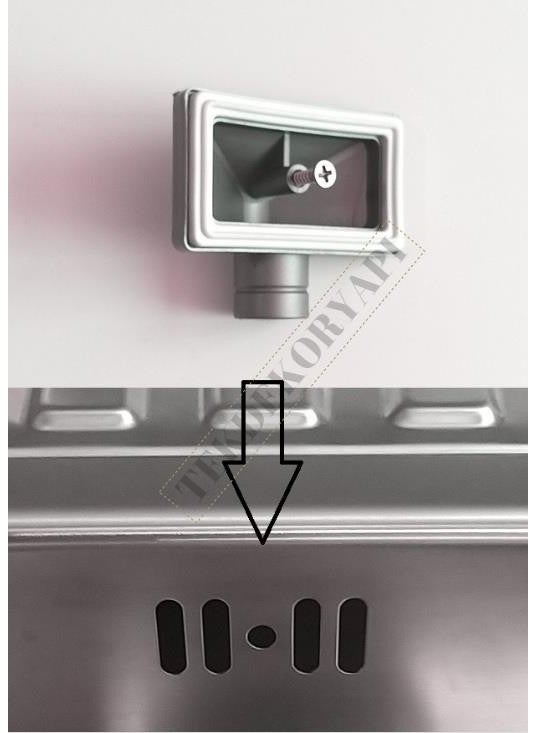 Dominox - Sink Square Overflow Spare Parts - Image 1