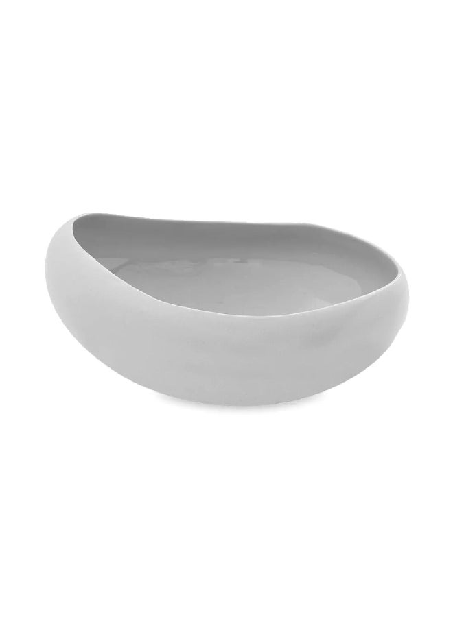 Easy Life Organic Series Glaze Ceramic Soup Plate Grey 19 cm R2651#OREY - Image 1
