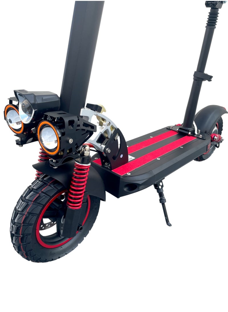 CHENXN Electric Scooter 1000W Motor 48V10Ah Battery 35 to 45Km Range Max Speed 55KmpH 4 Suspension Led Lights & Digital Display  E10  - Image 3