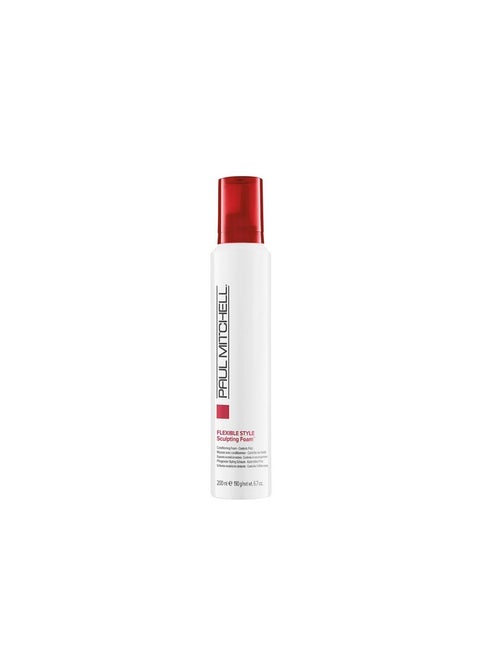 Paul Mitchell Sculpting Foam, Conditions + Controls Frizz, For All Hair Types, 6.7 oz.