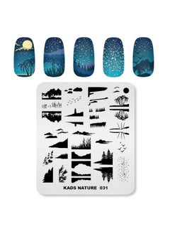 KADS Nail Stamping Plate Nature Template Image Design Plates For Nail Art Decoration And Diy Nail Art (Na031)  - Image 1