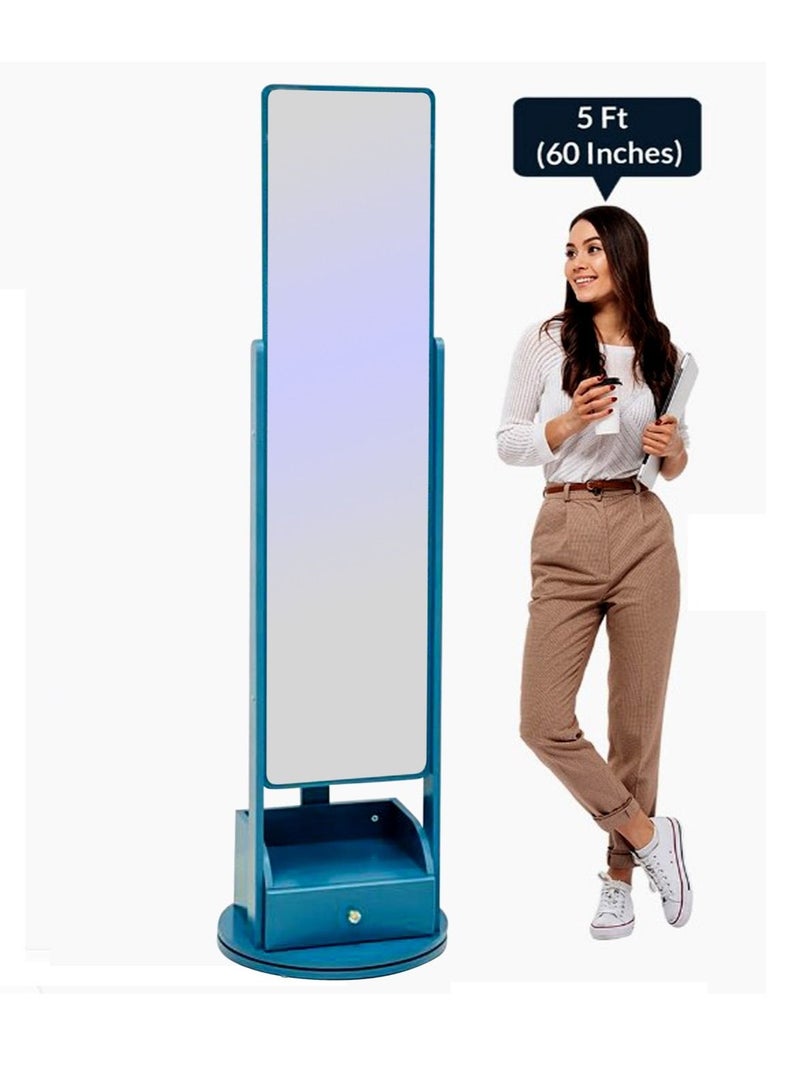 Living Floor Full Length Mirror With Holder 170X40X45Cm - Image 3