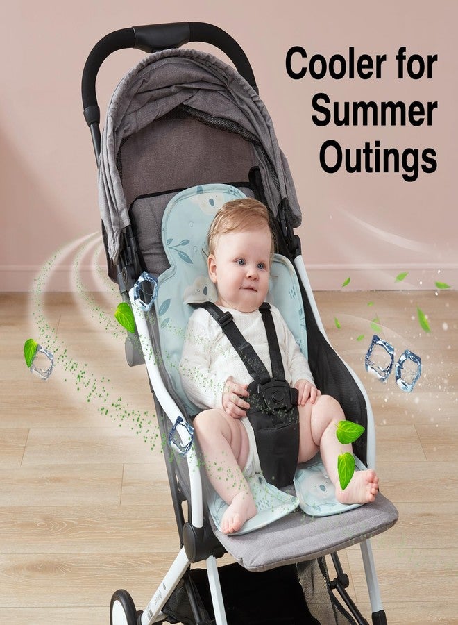 RESTIRY Cooling Pad for Stroller,Double-Sided Available Car Seat Cooler Pad for Babies,Breathable and Cooler,Gel Car Seat Cooler Pad for Baby Chair,Stroller,Child Safety Seat (Dinosaur) (Koala) - Image 2