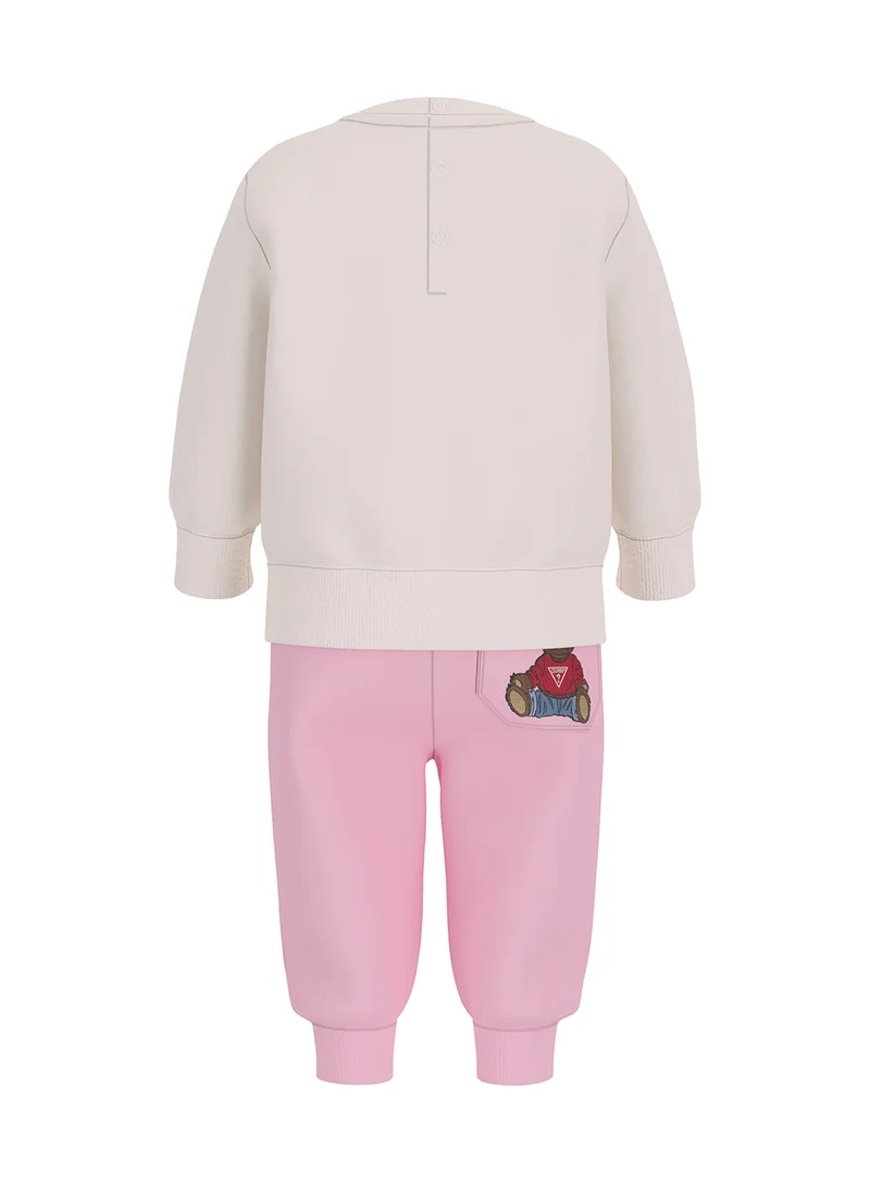 GUESS Kids Graphic Crew Neck Sweatshirt