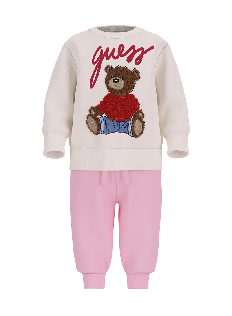 GUESS Kids Graphic Crew Neck Sweatshirt