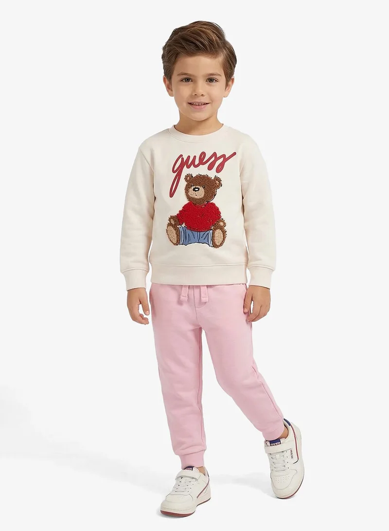GUESS Kids Graphic Crew Neck Sweatshirt