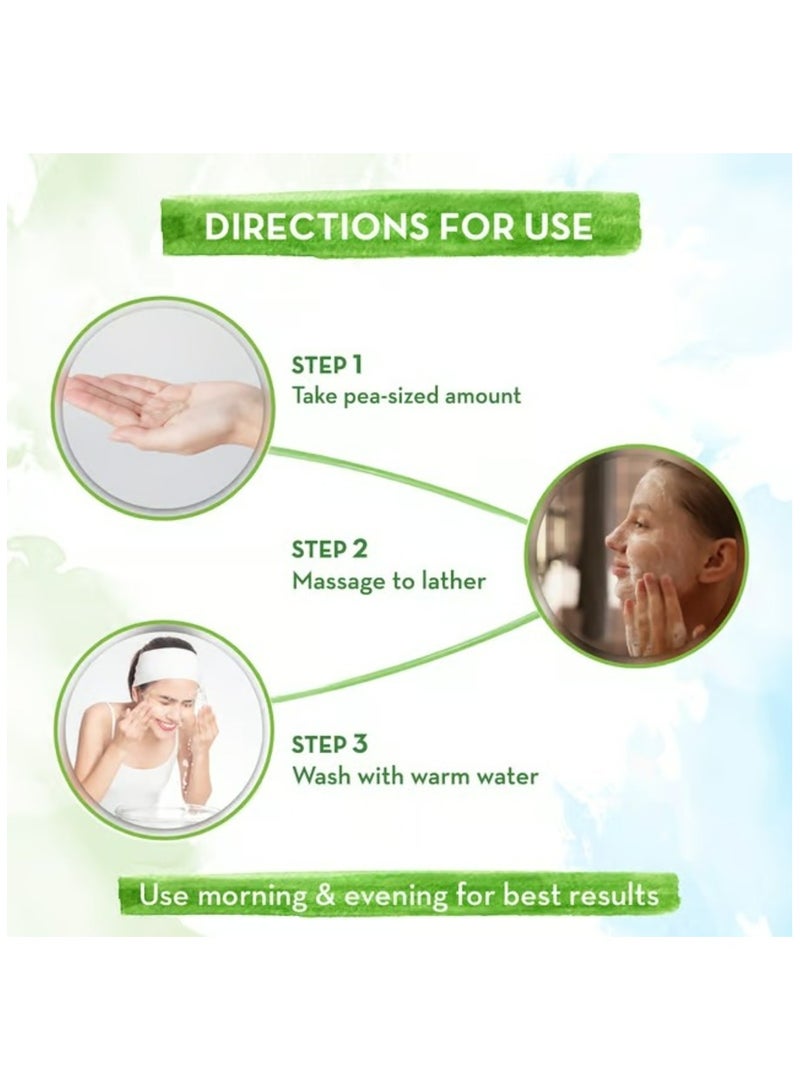 Mamaearth Vitamin C Face Wash with Vitamin C and Turmeric for Illumination Best for Dry, Oily, Sensitive, Normal Skin 100 ml - Image 3