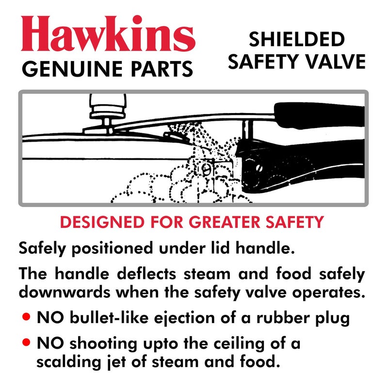 Hawkins B1010 3 Piece Pressure Cooker Safety Valve - B1010-3pcSet - Image 5