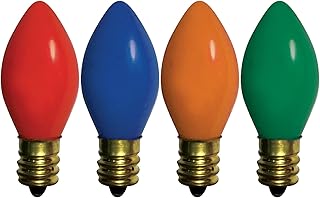 Brite Star Brite Star (4 Pack Multicolor C7 Replacement Bulbs, 4 Count (Pack of 4), Multi, 4 Piece  - Image 1