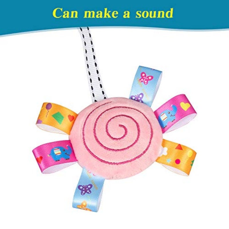 Baby bassinet toys Infant Toddlers Crib and Pushchair toy Travel Arch Stroller toy Pram Activity toys for indoor and outdoor Elephant - Image 4