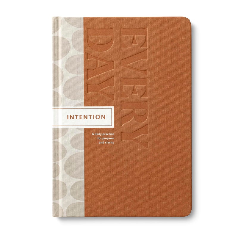 Compendium â€“ Intention Every Day Guided Journal: A Daily Practice for Purpose and Clarity â€“ A 5-Minute a Day Personal Growth Notebook â€“ An Inspiring Daily Journal for Forming New Habits - Image 1