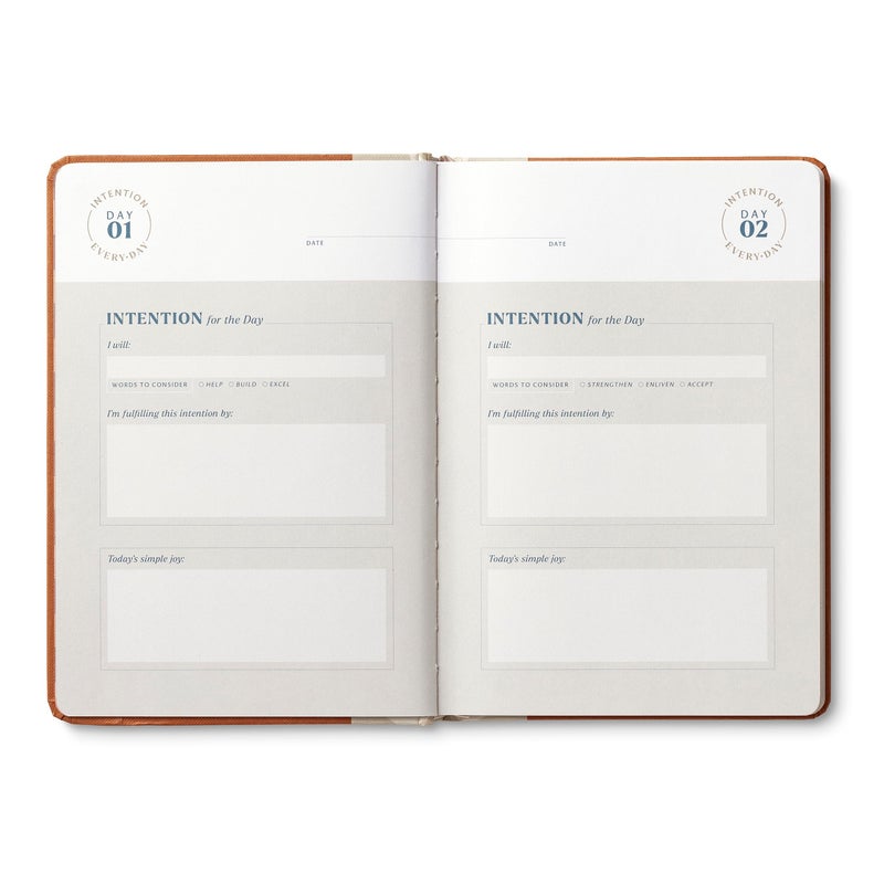 Compendium â€“ Intention Every Day Guided Journal: A Daily Practice for Purpose and Clarity â€“ A 5-Minute a Day Personal Growth Notebook â€“ An Inspiring Daily Journal for Forming New Habits - Image 4