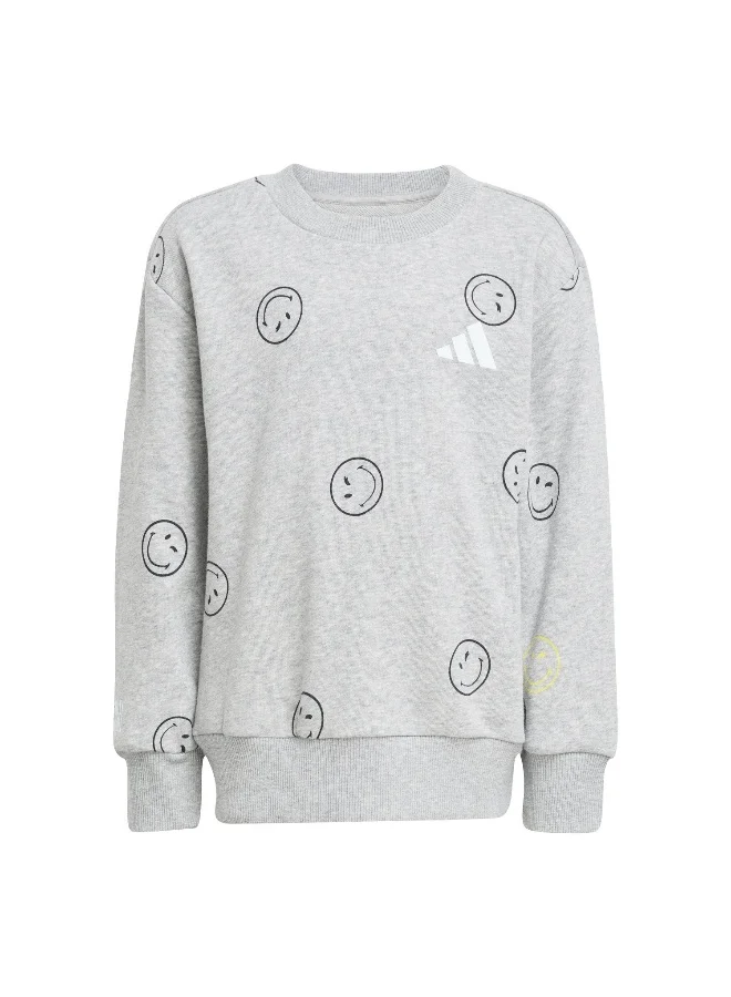 adidas Adidas Lk Smi Jog Set Grey Youth/Baby Jogger Suits For Kids
