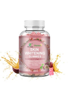 Daynee Advanced Collagen Supplement Glutathione Skin Whitening Gummies Collagen Fudge 60 Veggie Capsules  - Image 1