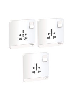 Schneider Avataron E8315Ts_We Switched Socket 2P 3P 16A 250V - White - Pack of 3 - pzsku/ZA91BC69F0F4BD5A6D9C7Z/45/_/1709728172/4c34656f-eab9-41b3-854d-035f8b61c9b9