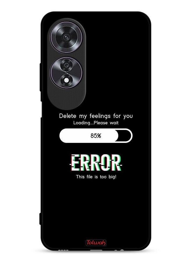 Tolwak Oppo A60 Protective Case Cover Delete My Feelings For You - Image 1