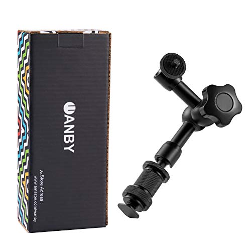WANBY 7' Articulating Magic Friction Arm & Large Adjustable Super Clamp Pliers Clip with 1/4" and 3/8" Thread for DSLR Camera Rig, LCD Monitor, LED Flash Lights (7'Arm) - Image 1