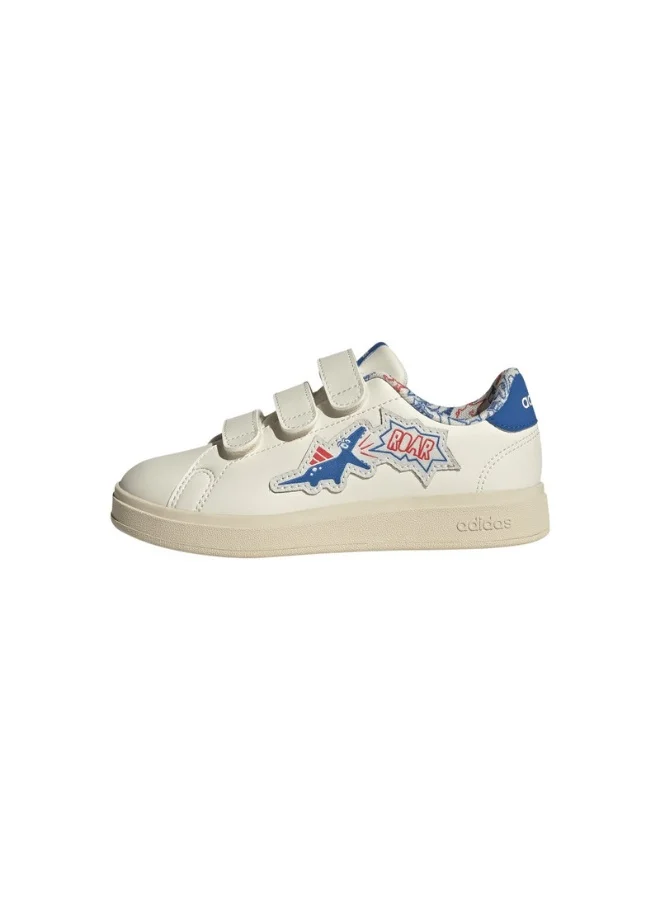 Adidas Advantage Dino Cf C U White Sportswear Shoes For Kids