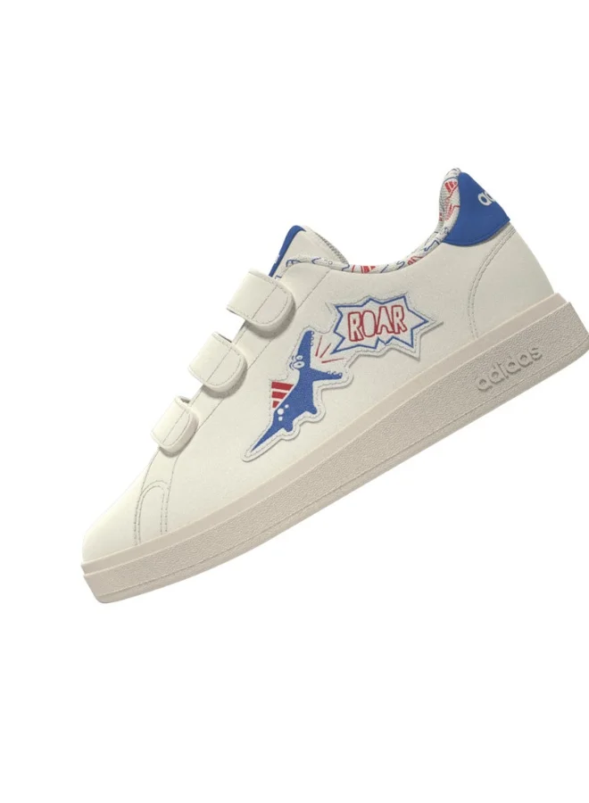 Adidas Advantage Dino Cf C U White Sportswear Shoes For Kids