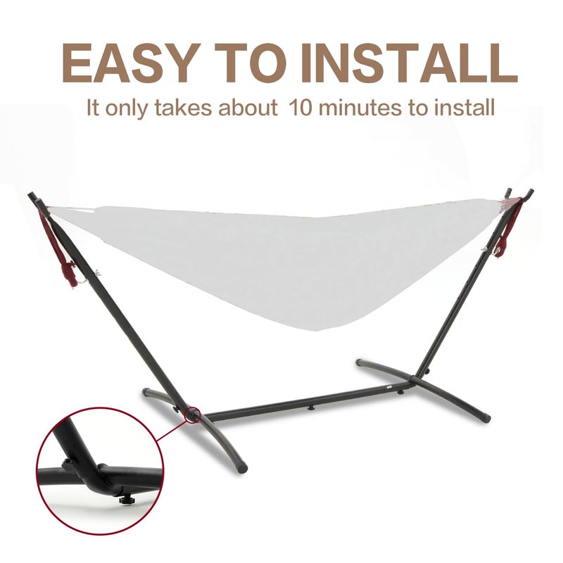 PNAEUT Hammocks Stand Only (Black Stand) - Image 5