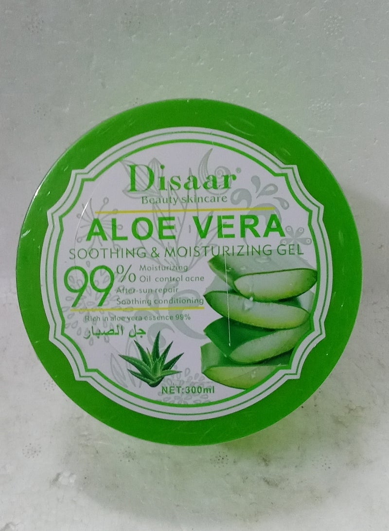 Disaar Aloe Vera Gel to Moisturize the Skin and Treat Acne 300 ml 