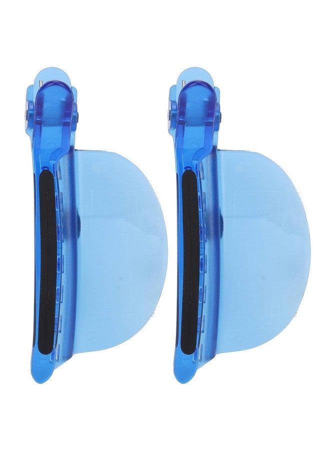 Ymiko Sectioning Clip2Pcs Sectioning Clips Heat Insulation Easy Speed Separator Clip Speed Separator Hair Clip For Wig Extension Hair Blue - Image 1