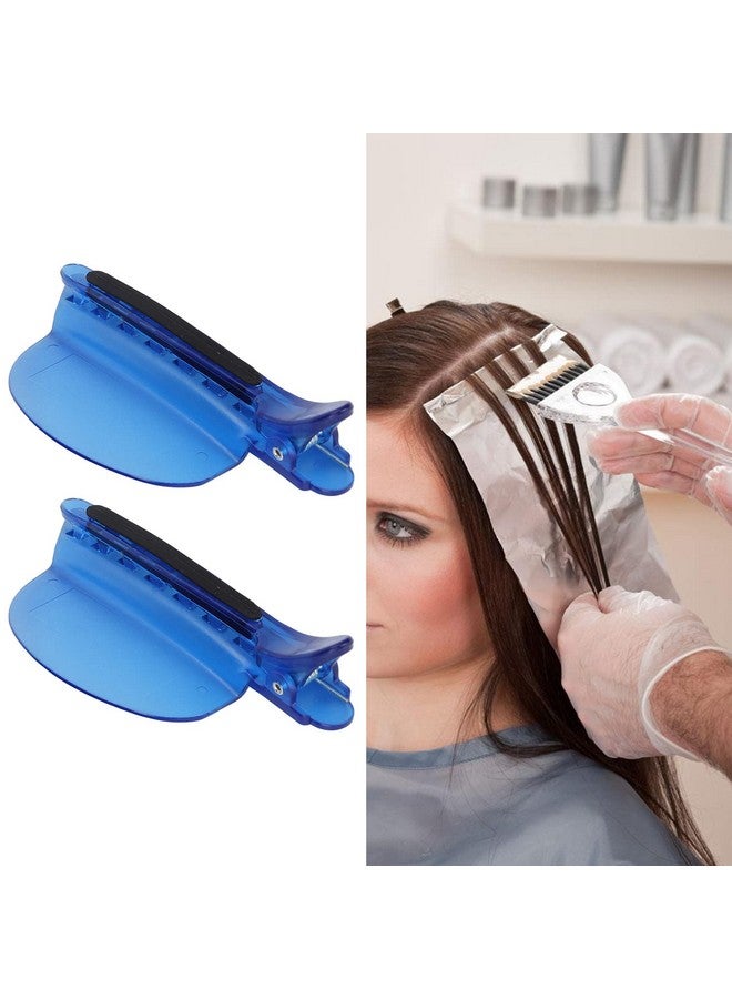 Ymiko Sectioning Clip2Pcs Sectioning Clips Heat Insulation Easy Speed Separator Clip Speed Separator Hair Clip For Wig Extension Hair Blue - Image 4
