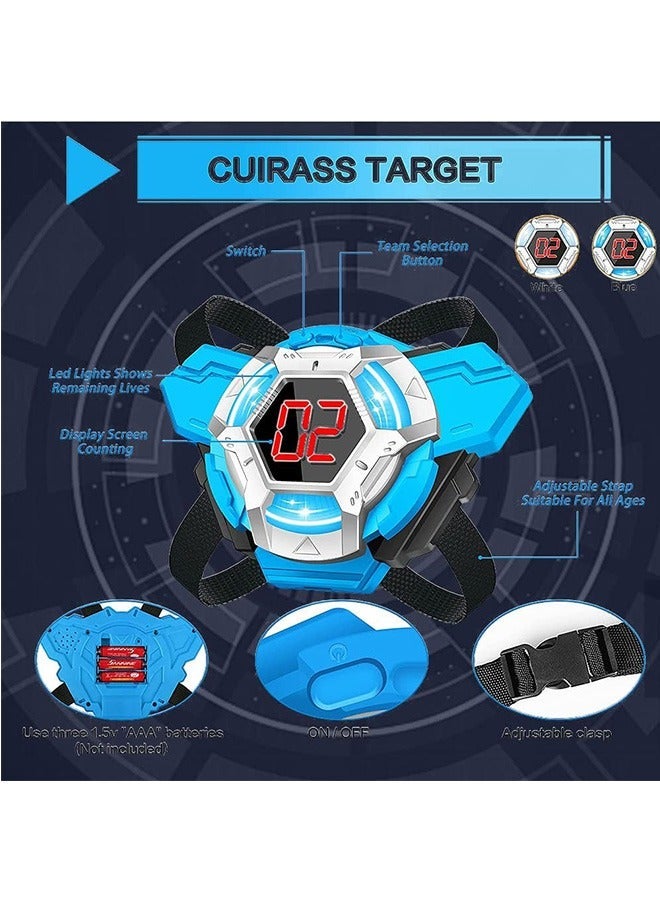 LENND Laser Tag Set of 2-Infrared Multi Function Laser toy and 2 Vests-Indoor&Outdoor Play Toy-Laser Tag Gifts for Boys Girls Teens and Team-Ages for 8 9 10 11 12+ - Image 3