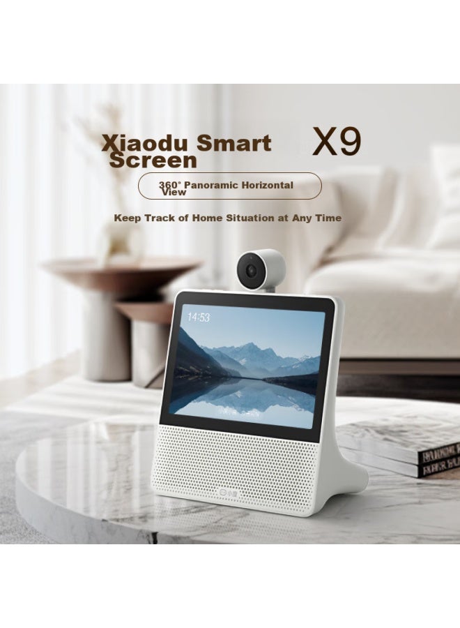 Small Xiaodu Smart Screen X9, 360-degree Pan-tilt Camera, Infrared Night Vision, Video Call Bluetooth Speaker, Home Touchscreen Speaker, Theater, Children's Companion, Elderly Care Gift, Gift-giving Present - Image 4