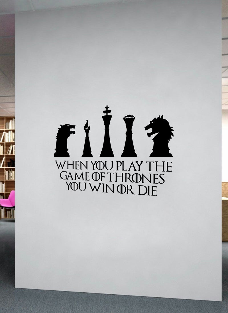 Spoil Your Wall Game of Thrones TV Series Quote  Wall Decal - Wall Arts Home Décor - Wall Sticker, 90x60 cm by Spoil Your Wall  - Image 2