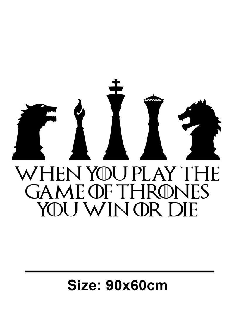 Spoil Your Wall Game of Thrones TV Series Quote  Wall Decal - Wall Arts Home Décor - Wall Sticker, 90x60 cm by Spoil Your Wall  - Image 3