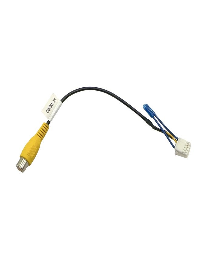 Bstenky 10 Pin Backup Camera Cable Wiring Harness Adapter Connector Video Input Aftermarket Radio Compatiable with Android Car Stereo RCA Wiring Harness Connector - Image 1