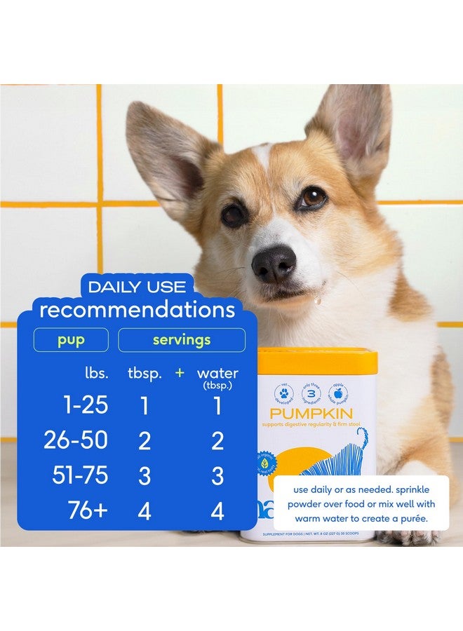 native pet Organic Pumpkin For Dogs  AllNatural Pumpkin Powder For Dog Digestive Support  Perfect Ratio Of Soluble And Insoluble Fiber For Dogs  3 Natural Ingredients  60 Scoops - Image 4
