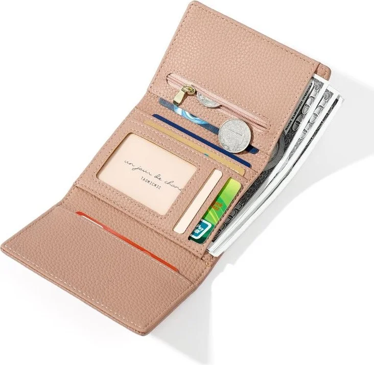 سيبتولفز Genuine Leather Blue Gold Women's Card Holder and Wallet