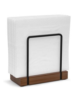 Generic Napkin Holder for Dining Table - Rustic Standing Paper Towel Dispenser for Kitchen & Restaurant Decor  - Image 1