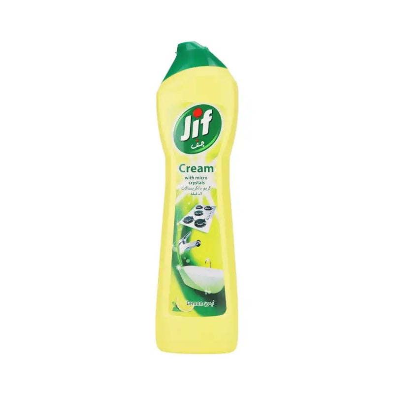Jif Cream with Micro Crystals Lemon Cleaning Liquid- 500ml - Image 1