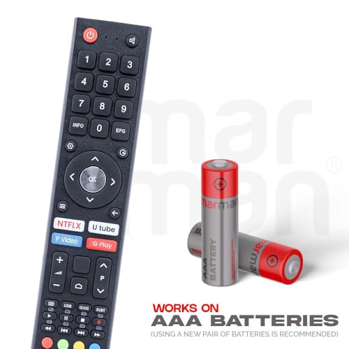 marman® Compatible with Croma Tv Remote Control Original Model CREL7370 Suitable Only on 32 Inch HD Ready LED Smart Android Television Without Voice Command and Google Assistant with Streaming Apps - Image 5