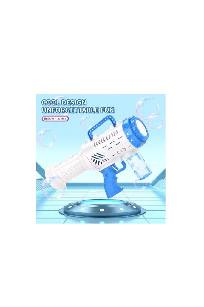 Rocket Launcher Bubble Machine – Blue Color, Automatic Bubble Blower Toy for Kids, Outdoor Party & Play Fun  - Image 3